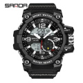 SANDA 759 Sports Men's Watches Top Brand Luxury Military Quartz Watch Men Waterproof Wristwatches relogio masculino 2019